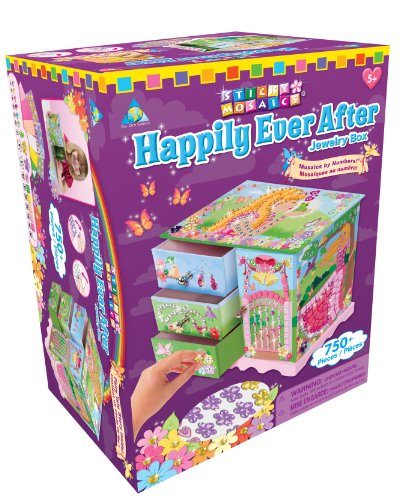 The Orb Factory Sticky Mosaics - Happily Ever After Jewelry Box
