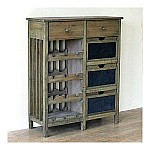 The Orchard at notonthehighstreet.com Reclaimed Wood - Kitchen Unit and Wine Rack