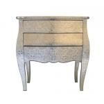 The Orchard at notonthehighstreet.com Silver Embossed Bombay Chest of Drawers