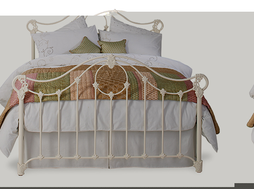 Alva Bedstead - Glossy Ivory