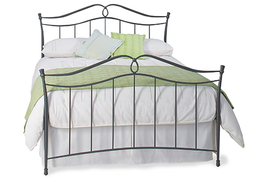 The original bedstead co ltd Double Ellon Bedstead - Pewter