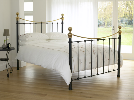 The original bedstead co ltd Double Selkirk Bedstead - Satin Black
