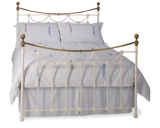The original bedstead co ltd Kingsize Aberlour Bedstead - Glossy Ivory
