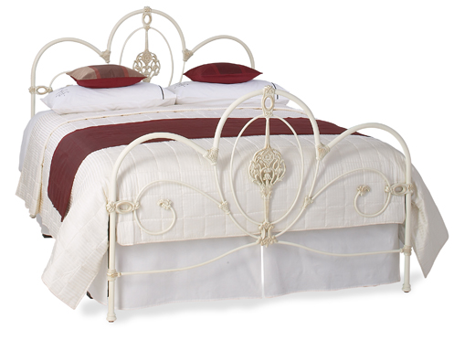 The original bedstead co ltd Kingsize Ballina Bedstead - Textured Ivory
