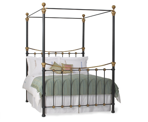 The original bedstead co ltd Kingsize Rannoch Bedstead - Satin Black
