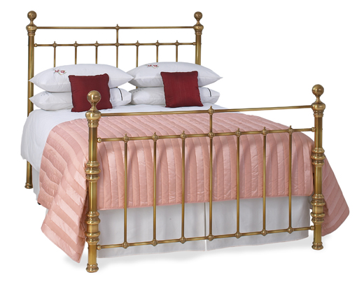 The original bedstead co ltd Kingsize Waterford Bedstead - Brass