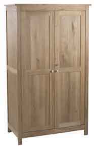 The Pine Factory 2 DOOR NIMBUS OAK WARDROBE