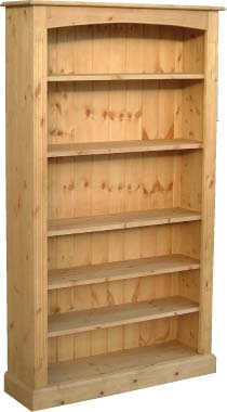 The Pine Factory BOOKCASE 5 ADJ SHELVES WIDE