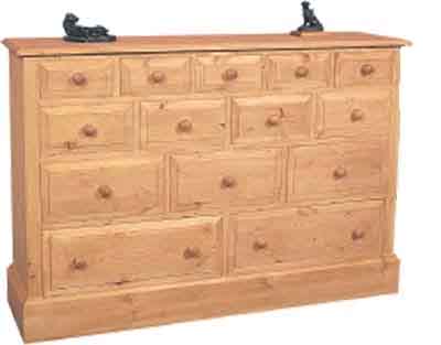The Pine Factory CHEST OF DRAWERS 14DWRS