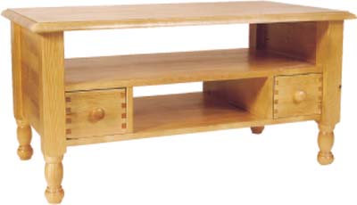 COFFEE TABLE 2DWR & SHELVES