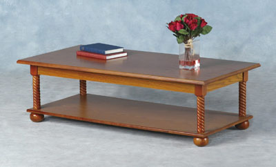 COFFEE TABLE BRUNSWICK HONEY OAK
