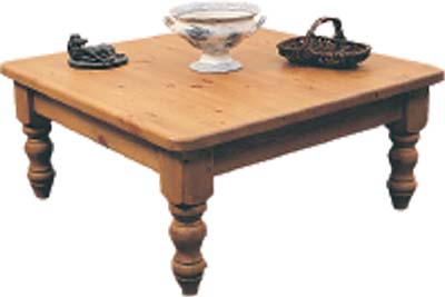 The Pine Factory COFFEE TABLE CLASSIC FARMHOUSE SQ