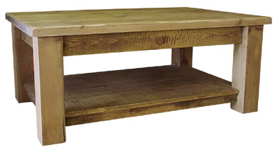 The Pine Factory COFFEE TABLE WITH SHELF