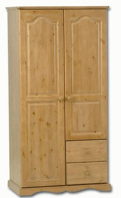 The Pine Factory CORNWALL COMBINATION PINE WARDROBE