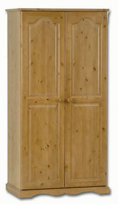 The Pine Factory CORNWALL FULL HANGING PINE WARDROBE