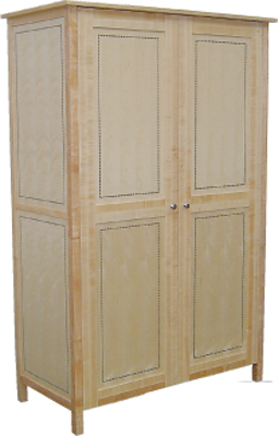 The Pine Factory MARLBOROUGH ALL HANGING 2 DOOR MAPLE WARDROBE