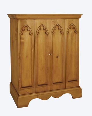 The Pine Factory TV CABINET GOTHIC