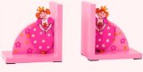 The Playwrite Group Wooden Pink Princess Bookends