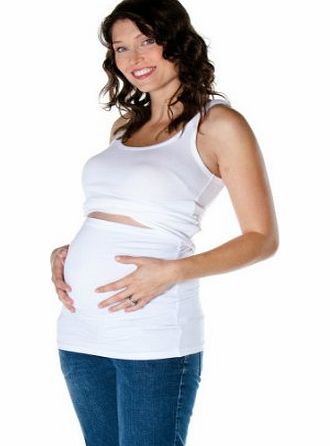 The Pretty Company Maternity Belly Band - White - Size 3 By The Pretty Company
