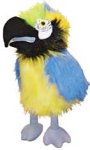 The Puppet Company Blue and Gold Macaw Glove Puppet