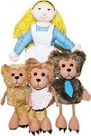 Goldilocks and the Three Bears Finger Puppets
