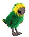 The Puppet Company Large Bird Hand Puppet - Green Amazon Parrot