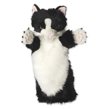 The Puppet Company Pets Hand Puppet - Black & White Cat