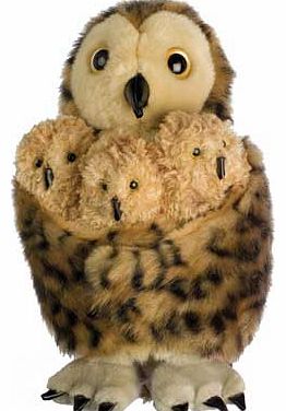 The Puppet Company Tawny Owl with Three Babies Puppet