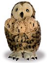 Tawny Owl with Three Babies Puppet