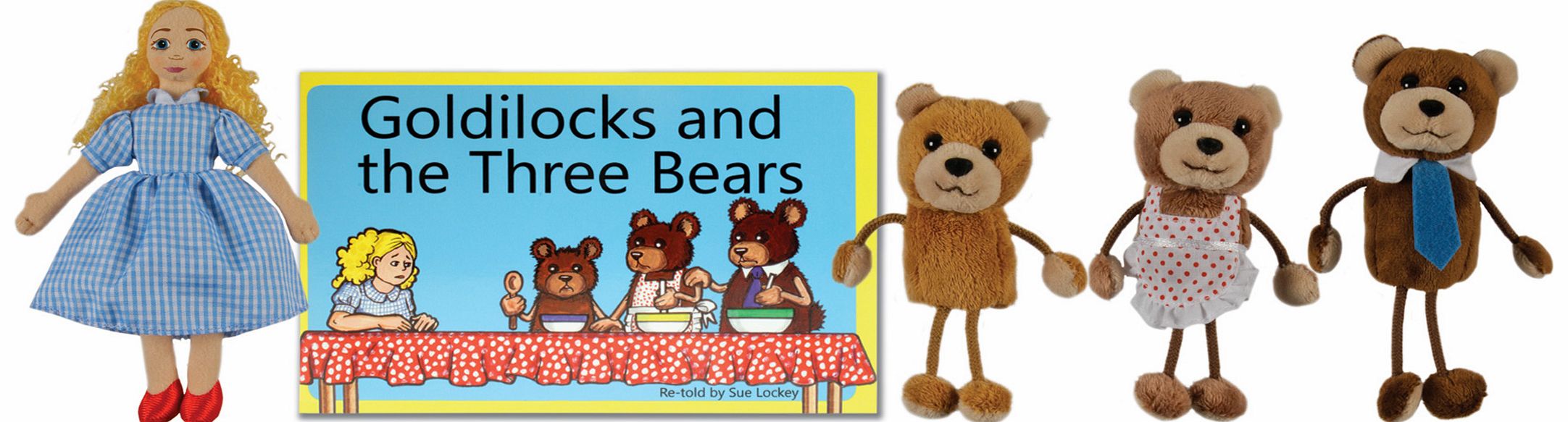 The Puppet Company Traditional Story Set - Goldilocks And The Three