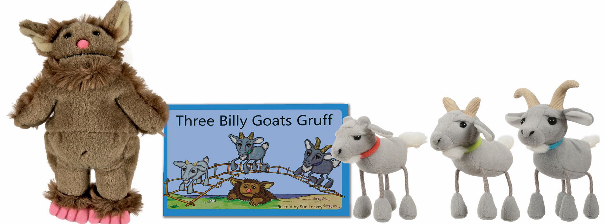 The Puppet Company Traditional Story Set - The Billy Goats Gruff