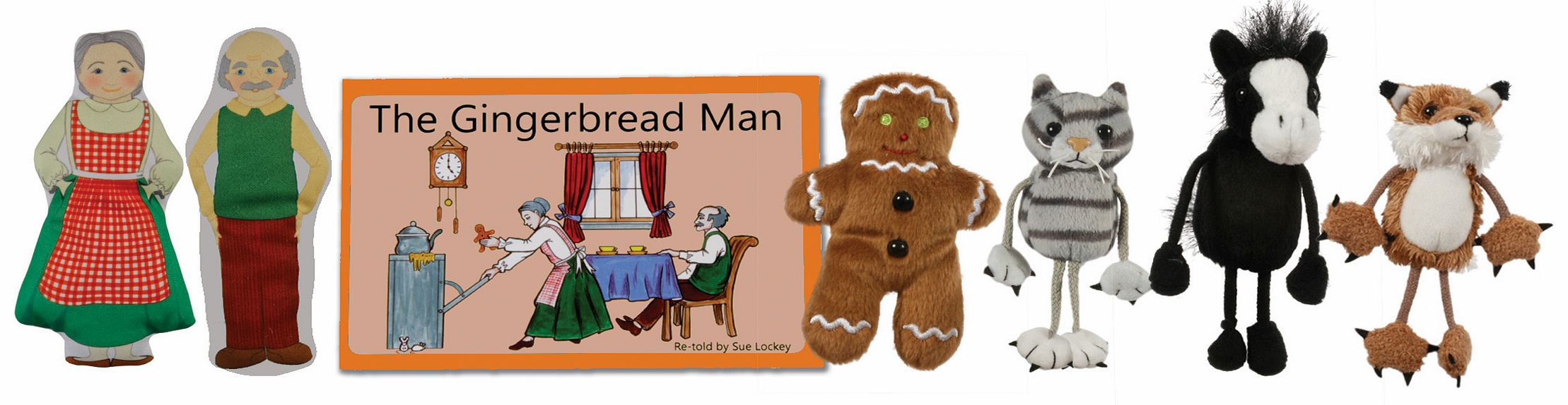 The Puppet Company Traditional Story Set - The Ginger Bread Man