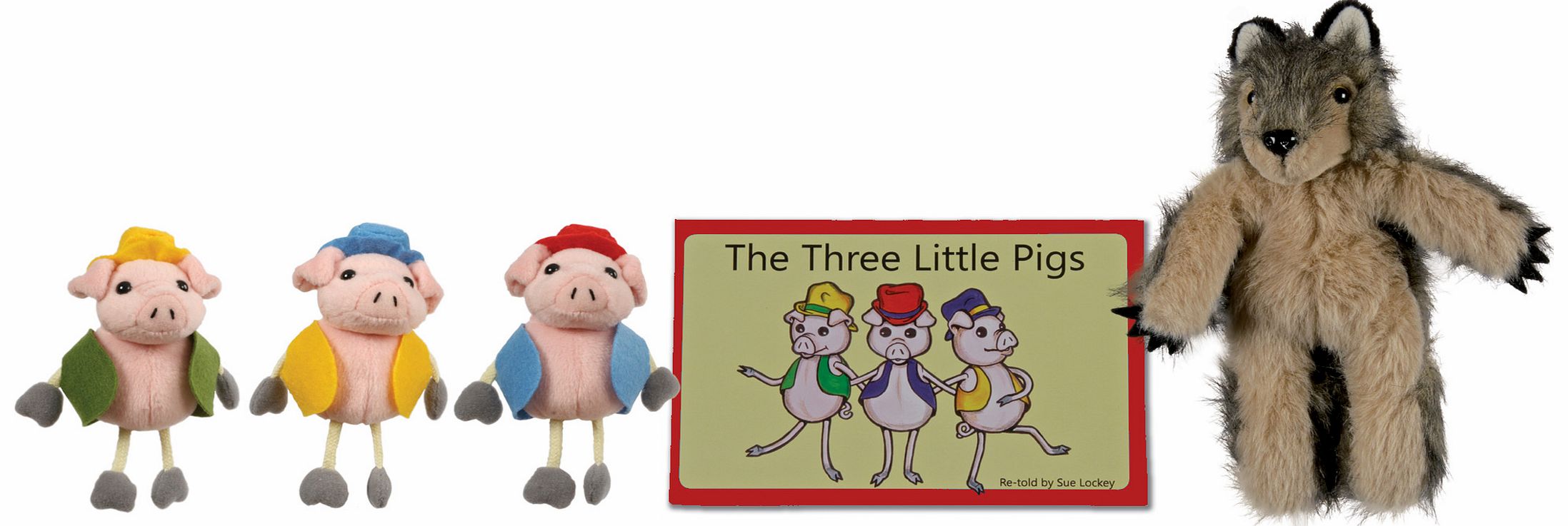 The Puppet Company Traditional Story Set - The Three Little Pigs