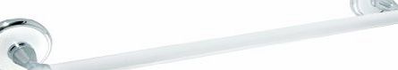 The Range Croydex Islington Towel Rail, White amp; Chrome