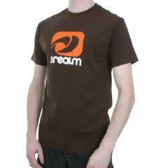 The Realm Mens The Realm Blockhead Tee Chocolate