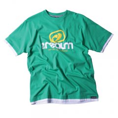 The Realm Mens The Realm Bubble Tee Kelly