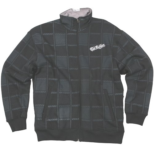 The Realm Mens The Realm Deadman Zip Up Sweat Black