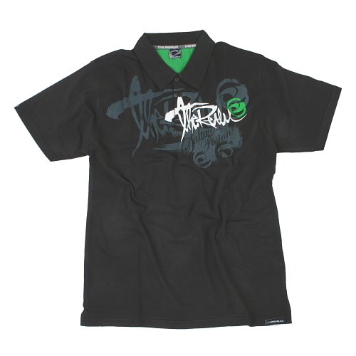 The Realm Mens The Realm Del Toro Polo Shirt Pewter