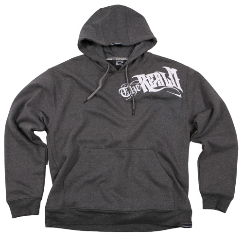 The Realm Mens The Realm Forgiven Hoody Charcoal Heather