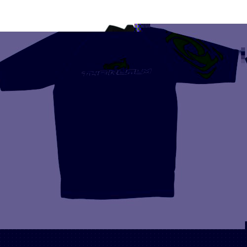 The Realm Mens The Realm Gladiator Rash Vest Black