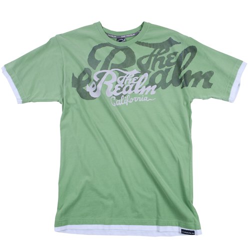The Realm Mens The Realm Route One Tee Vine