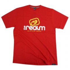 The Realm Mens The Realm Seltzer Tee Flame