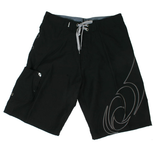 The Realm Mens The Realm Swoosh Boardshort Pewter