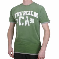 The Realm Mens The Realm Wedge Tee Vine