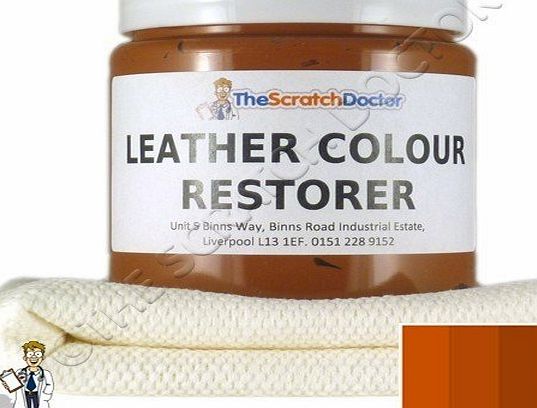 The Scratch Doctor 250ml Leather Colour Restorer for Leather Sofas, Chairs, etc. (Tan)