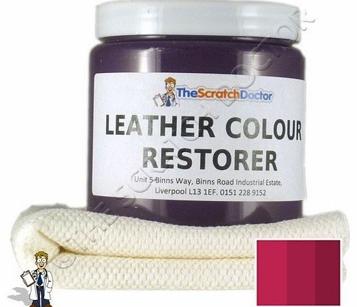 The Scratch Doctor BORDEAUX Leather Colour Restorer for Faded and Worn Leather Sofa etc. (250ml)