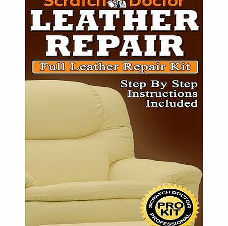 The Scratch Doctor MEDIUM BROWN Leather Repair for Leather Sofa Chair.
