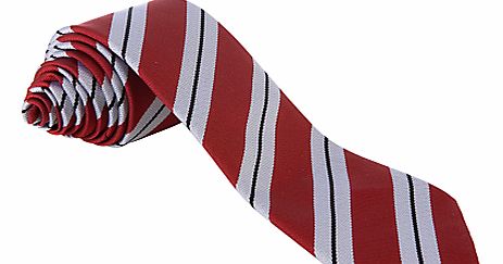 Unisex Tie, Maroon/Grey