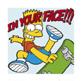 The Simpsons Bart Pop (Art Print) Poster