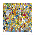 The Simpsons Cast (Art Print) Poster